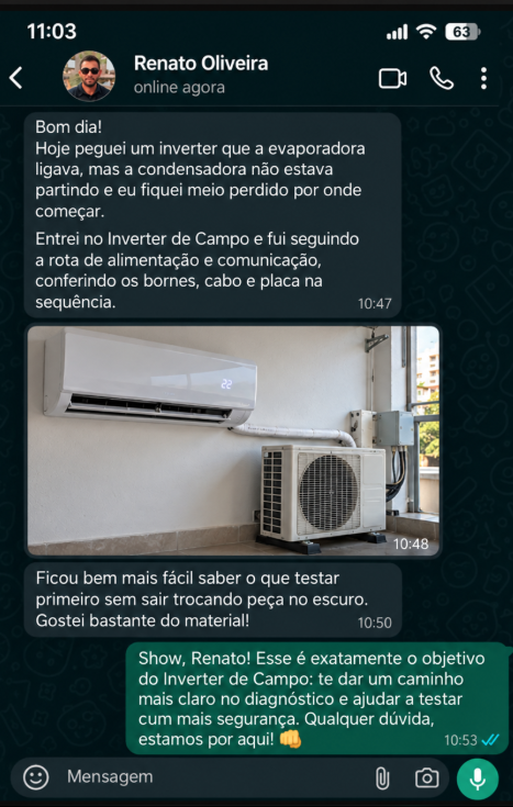 Depoimento de cliente