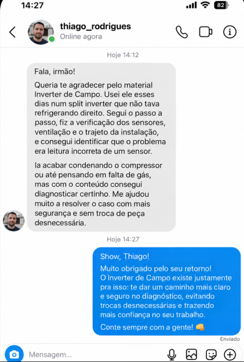 Depoimento de cliente